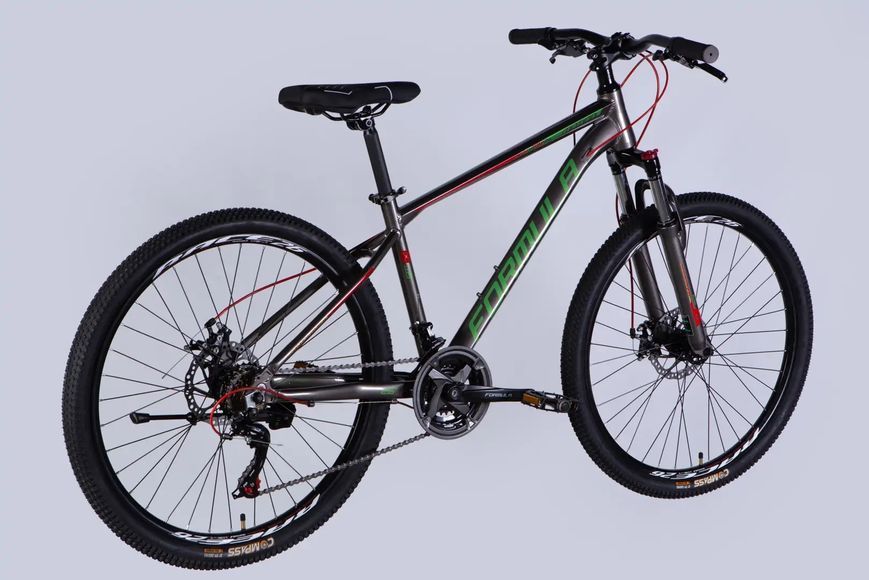 Велосипед AL 26" Formula MOTION DD FR рама-16" сіро-червоний 2025 OPS-FR-26-765 фото