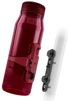 Фляга з конектором та базою FIDLOCK TWIST bottle 700мл., прозорий / червоний 4251207 404450 фото