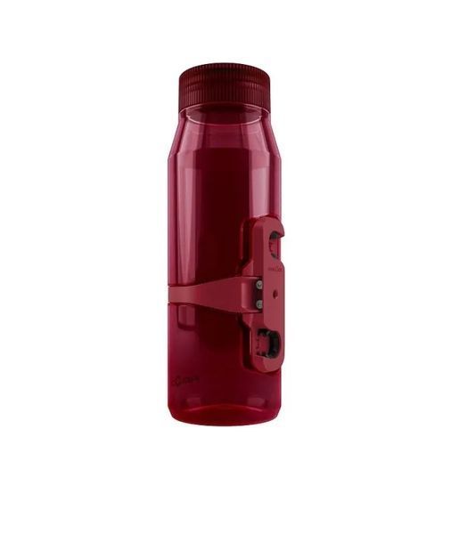 Фляга з конектором та базою FIDLOCK TWIST bottle 700мл., прозорий / червоний 4251207 404450 фото