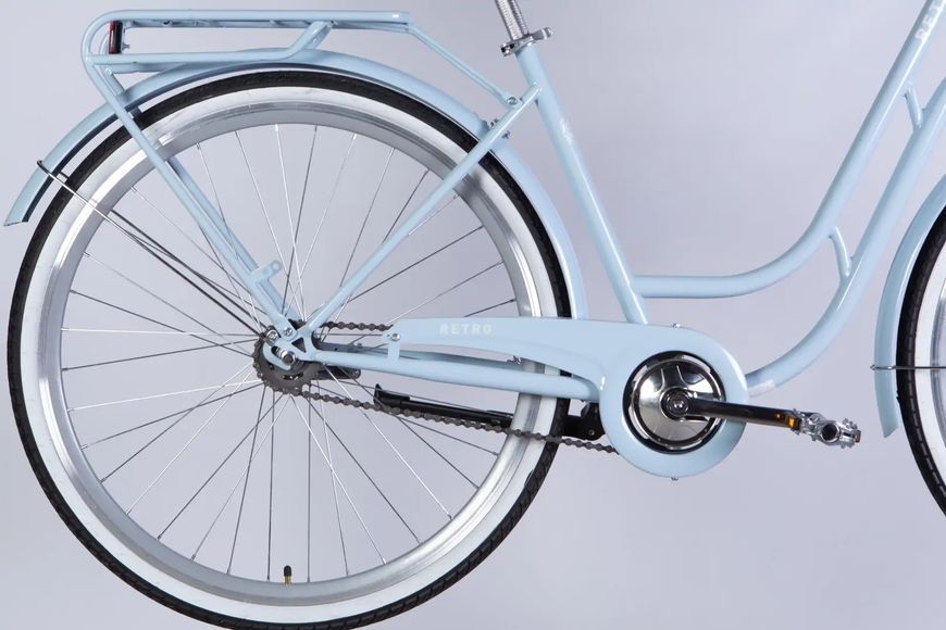 Велосипед ST 28" Dorozhnik RETRO Velosteel рама-19" блакитний 2025 OPS-D-28-434 фото