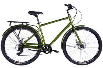 Велосипед ST 28" Dorozhnik COMFORT MALE DD FR рама-20" болотно-зелений 2025 OPS-D-28-475 фото