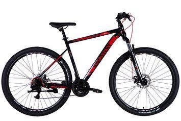Велосипед ST 29" Discovery TREK DD FR рама-21" чорно-червоний 2025 OPS-SP-29-083 фото