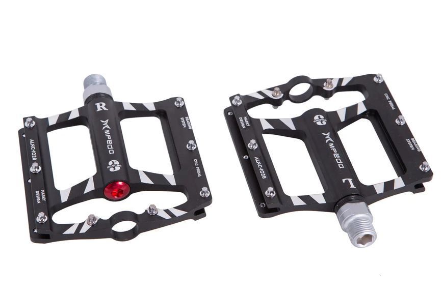 Педалі Mpeda ALNC-1028 алюм. платформа на 3 пром. підшипн. чорний PED-089 фото