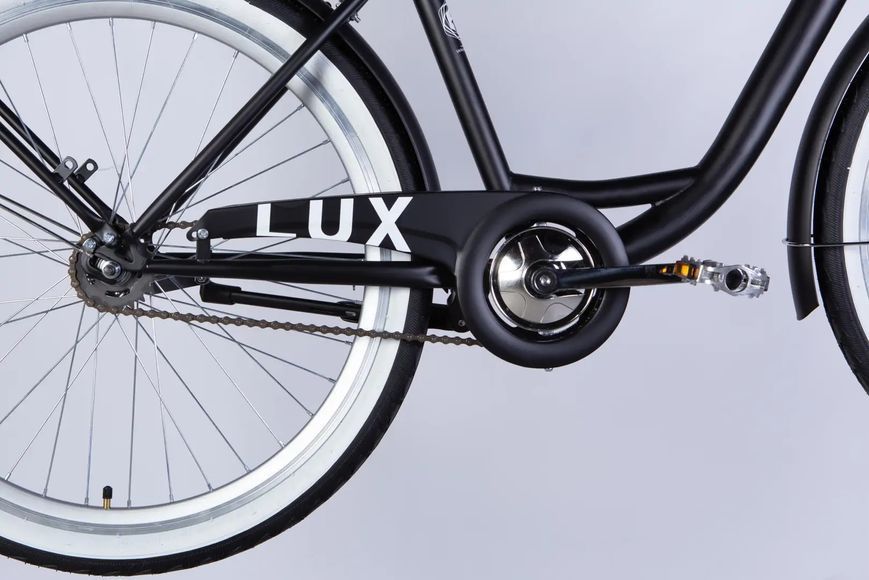 Велосипед ST 26" Dorozhnik LUX Velosteel рама-17" чорний (матовий) 2026 OPS-D-26-367 фото