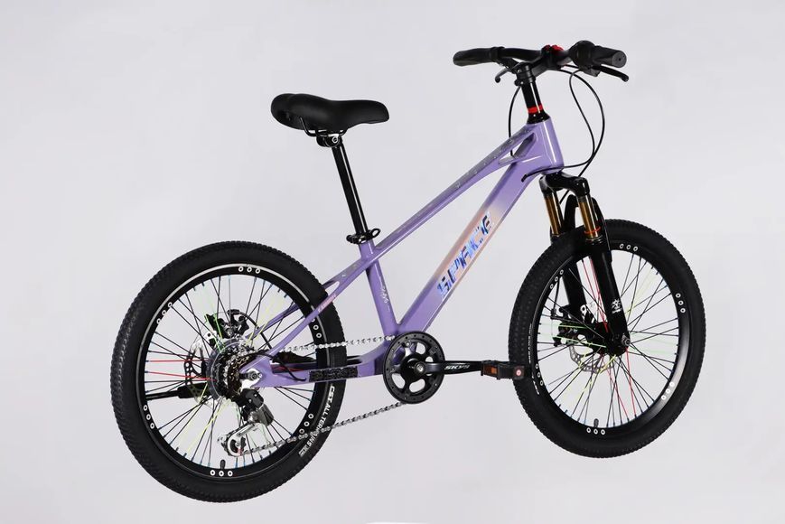 Велосипед MG 20" SPACE KID ALIOTH DD FR рама-11" фіолетовий 2025 OPS-SK-20-017 фото