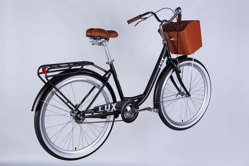 Велосипед ST 26" Dorozhnik LUX Velosteel рама-17" чорний (матовий) 2026 OPS-D-26-367 фото