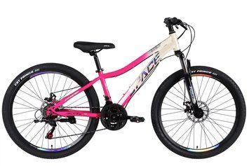 Велосипед ST 26" SPACE AURORA DD FR рама-13" біло-рожевий 2026 OPS-SP-26-095 фото
