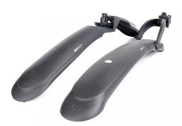 Комплект крил 24"-28" SIMPLA GP SDE чорні MUD-30-11 фото