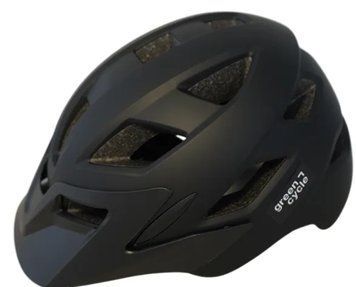 Шолом дитячий Green Cycle ONYX розмір 48-52 см чорний HEL-18-55 фото
