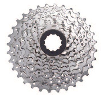 Касета SunRace CSM96 9AV N, 9 швидкостей, 11-34T, Nickel CSM96.9AV0.NS1.BX фото