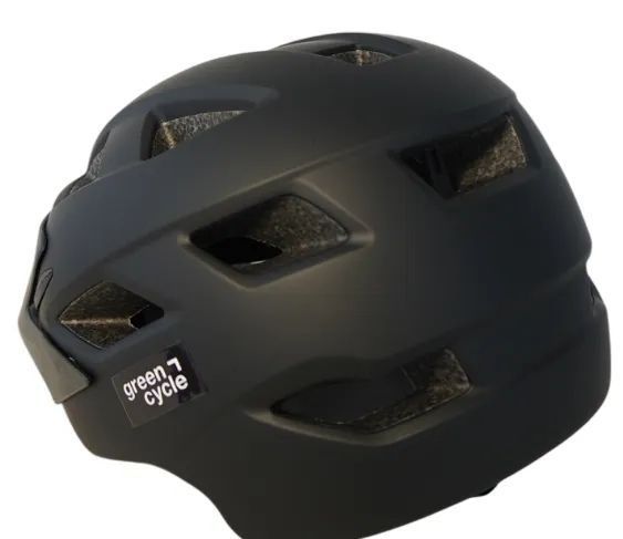Шолом дитячий Green Cycle ONYX розмір 48-52 см чорний HEL-18-55 фото