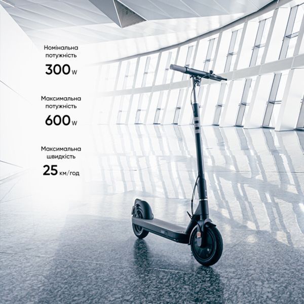Електросамокат OKAI ES10-NEON Lite Black 9", 300(600)W, 7.8Ah, 30km, 25km\h, 20%, NFC, App,15kg 41460 фото