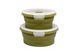 Контейнер Tribe Bowl Container 800 мл силіконовий T-FF-0046, olive T-FF-0046-olive фото 6