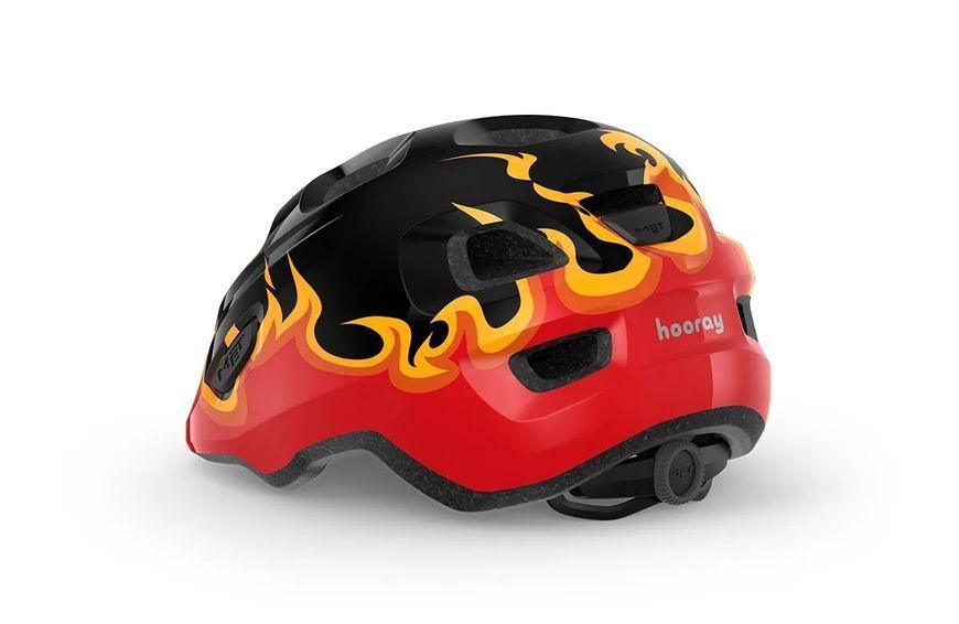 Шолом MET HOORAY CE BLACK FLAMES | GLOSSY S (52-56) 3HM 144 CE00 S BF1 фото