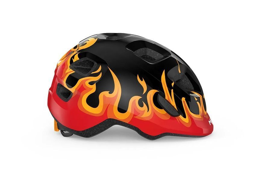 Шолом MET HOORAY CE BLACK FLAMES | GLOSSY S (52-56) 3HM 144 CE00 S BF1 фото