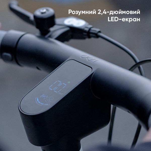 Електросамокат з сидінням OKAI Ceetle PRO EA10C Black 10', 350(900)W, 25Km/h, 10.4Ah, 55Km, 20%, NFC, App, 29kg 50580 фото