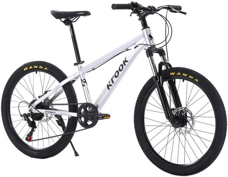 Велосипед 24" Krook 24 2025 сірий SKE-70-30 фото