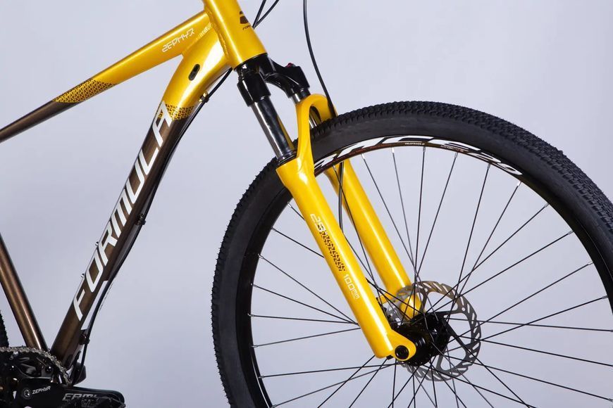 Велосипед AL 29" Formula ZEPHYR EXPERT HDD рама-19" золотисто-коричневий 2025 OPS-FR-29-394 фото