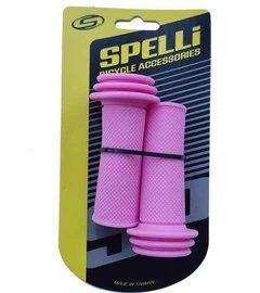 Гріпси Spelli SBG-688 90мм з упором рожеві SBG-688 Pink фото