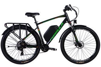 Велосипед з електроприводом 29" AL Formula eCURSOR MAN DD CS рама-20" 48B 17.5А*г 500Вт чорно-зелений YS 2498-1 2025 ELB-FR-28-022 фото
