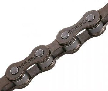 Ланцюг 1ск. KMC 112 зв. 1/2x1/8 S1 (Z410) brown/brown CHA-29-01-50 фото
