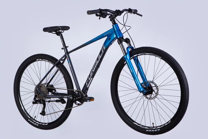 Велосипед AL 29" Formula ZEPHYR 1.0 HDD рама-19" синьо-сірий 2026 OPS-FR-29-452 фото