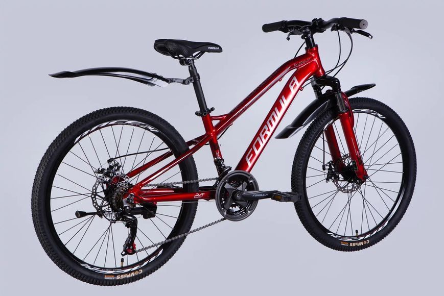Велосипед AL 24" Formula BLACKWOOD 1.0 DD FR рама-12,5" червоно-сріблястий 2025 OPS-FR-24-422 фото