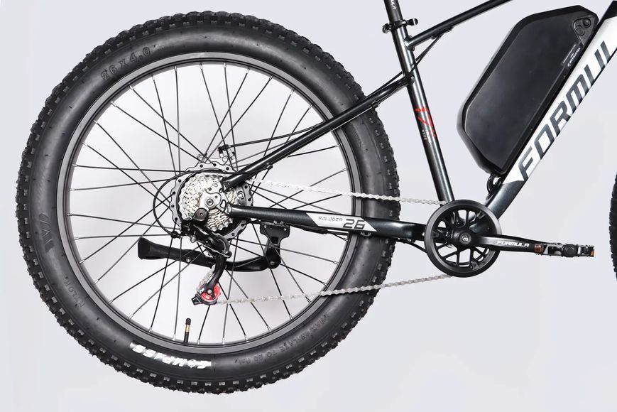 Велосипед з електроприводом 26" AL Formula ePALADIN DD FR рама-17" 48B 15.6А*г 500Вт темно-сріблястий ELB-FR-26-154 фото