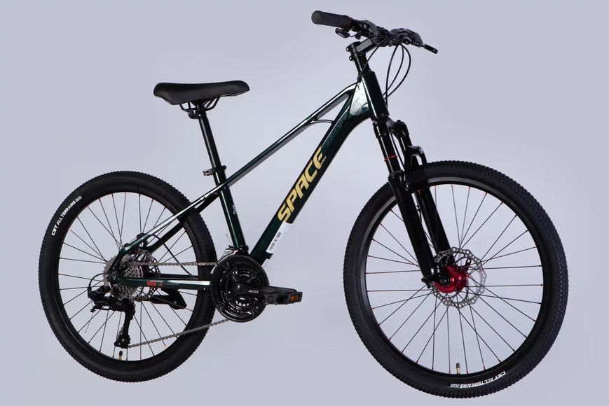 Велосипед MG 24" SPACE KID SKYLINE DD FR рама-13" зелений 2025 OPS-SK-24-001 фото