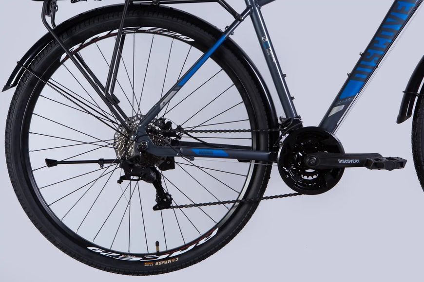 Велосипед AL 28" Discovery SYMBOL MAN DD CS рама-20" сіро-синій 2025 OPS-DIS-28-000 фото