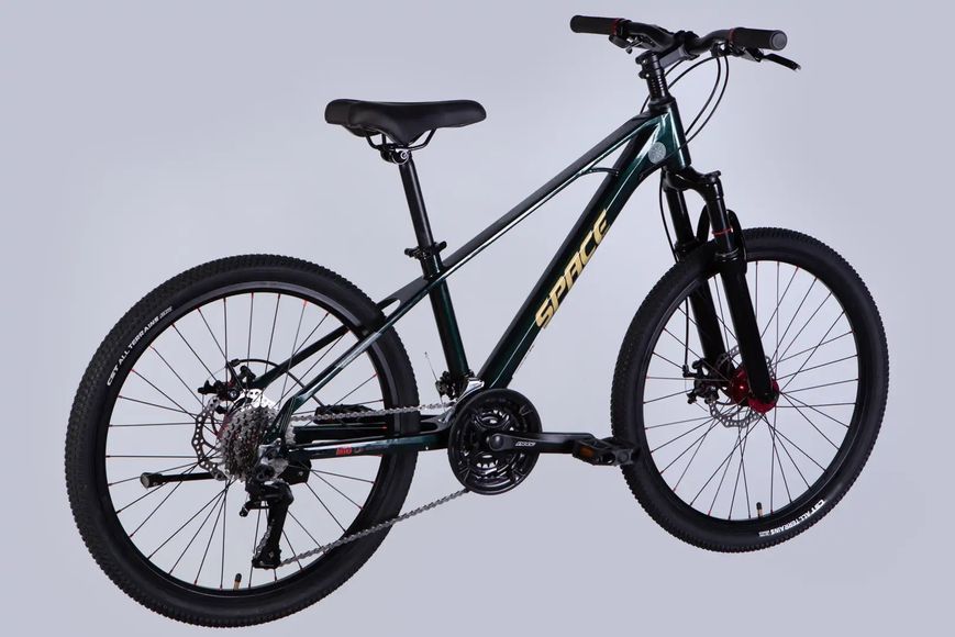 Велосипед MG 24" SPACE KID SKYLINE DD FR рама-13" зелений 2025 OPS-SK-24-001 фото