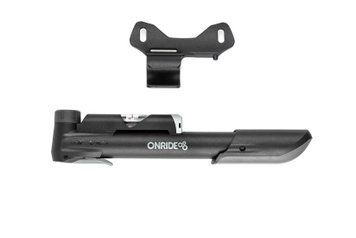 Насос компактний ONRIDE Counter 10 пластиковий, 25см, з манометром макс.тиск 120PSI голівка FV/AV 2526116103491 фото