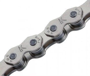 Ланцюг 1ск. KMC 116 зв. 1/2"х1/8" K710 BMX Silver/Silver CHA-57-04 фото