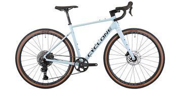 Велосипед CYCLONE 700c GSX 56 White-Blue 26-003 фото