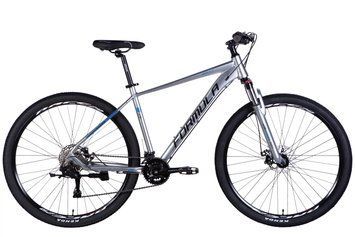 Велосипед AL 29" Formula ZEPHYR 3.0 DD CS рама-19" срiблястий 2026 OPS-FR-29-443 фото