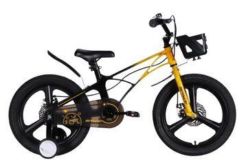 Велосипед MG 18" SPACE KID ANDROMEDA DD рама-10" жовто-чорний 2026 OPS-SK-18-054 фото