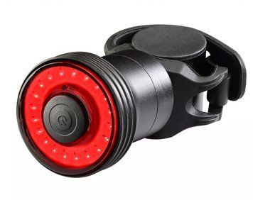 Блимавка задня Green Cycle Round Dots, з алюмінієвою рамкою, COB LED, 40 Люмен; 3 режими LTS-17-88 фото