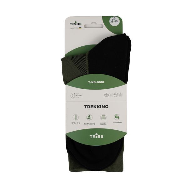 Шкарпетки Tribe Trekking T-KB-0010-black 44-46 T-KB-0010-black-44-46 фото