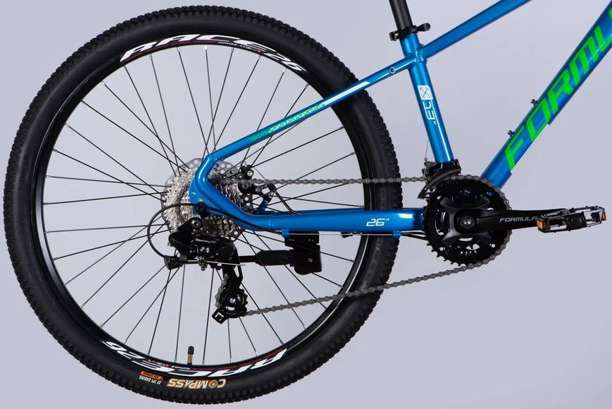 Велосипед AL 26" Formula THOR DD CS рама-13" синій з зеленим 2026 OPS-FR-26-813 фото