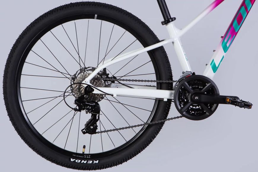 Велосипед AL 27,5" Leon XC 105 DD CS рама-13" рожевий з білим 2025 OPS-LN-27,5-029 фото