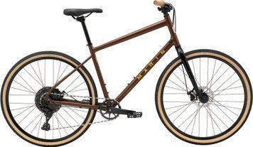Велосипед 28" Marin KENTFIELD 2 рама - S 2025 Gloss Brown/Black/Yellow SKE-04-83 фото