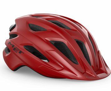 Шолом MET CROSSOVER CE RED | GLOSSY UN (52-59) 3HM 149 CE00 UN RD1 фото
