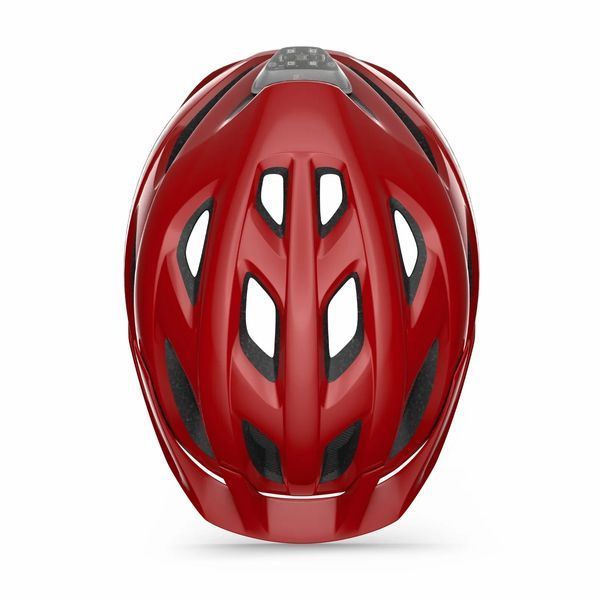 Шолом MET CROSSOVER CE RED | GLOSSY UN (52-59) 3HM 149 CE00 UN RD1 фото