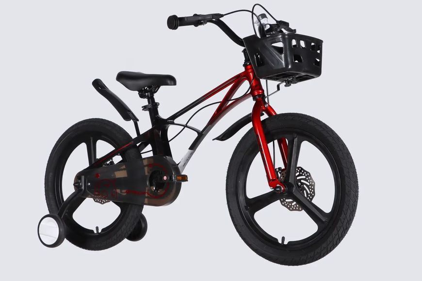 Велосипед MG 18" SPACE KID ANDROMEDA DD рама-10" червоно-чорний 2026 OPS-SK-18-052 фото