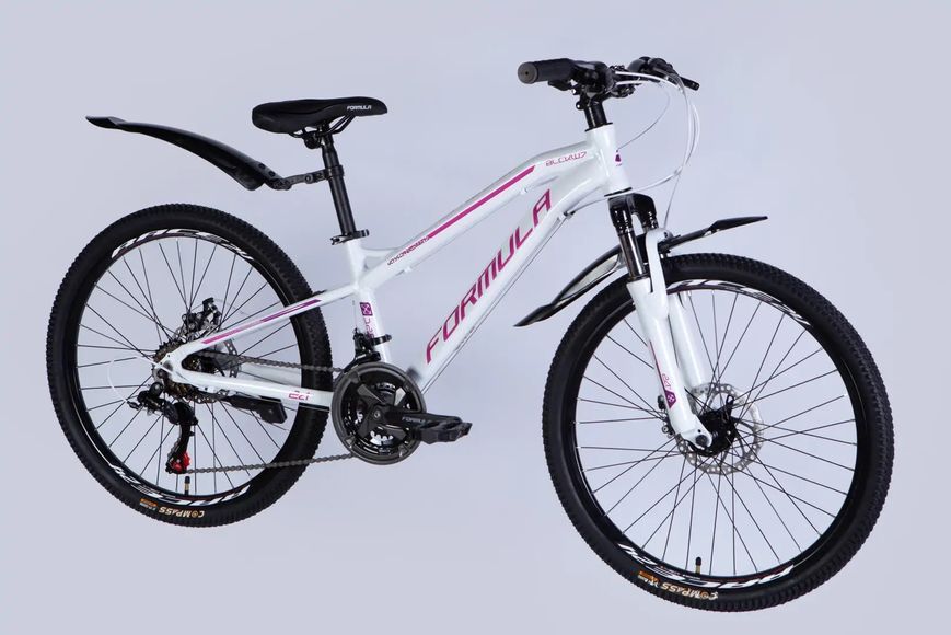 Велосипед AL 24" Formula BLACKWOOD 1.0 DD FR рама-12,5" біло-рожевий 2025 OPS-FR-24-425 фото