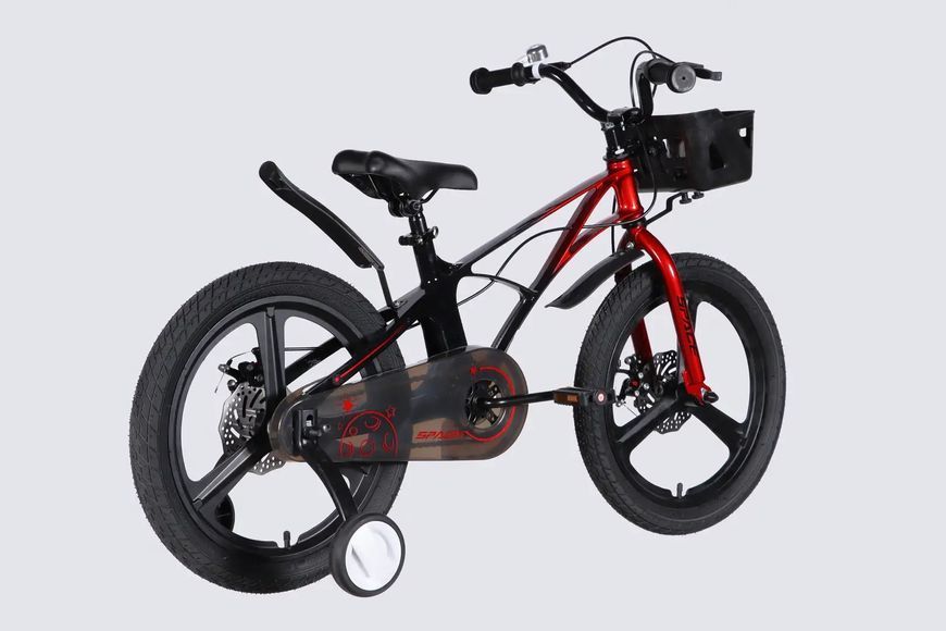 Велосипед MG 18" SPACE KID ANDROMEDA DD рама-10" червоно-чорний 2026 OPS-SK-18-052 фото