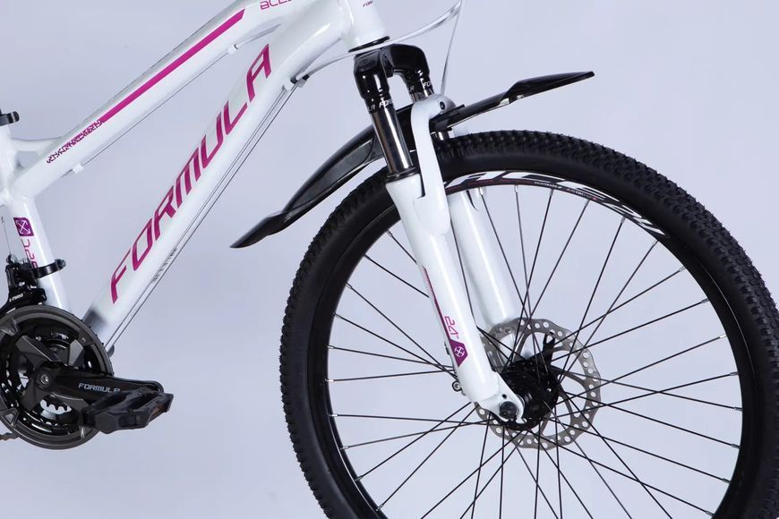 Велосипед AL 24" Formula BLACKWOOD 1.0 DD FR рама-12,5" біло-рожевий 2025 OPS-FR-24-425 фото