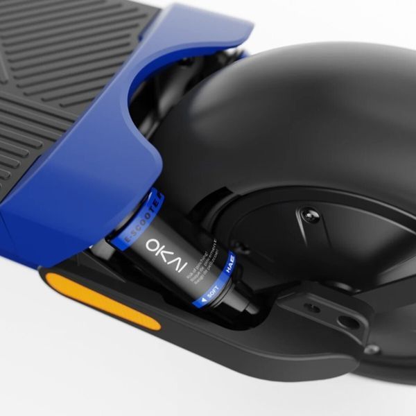 Електросамокат OKAI ES40-Blue 10", 500(1000)W, 15.6Ah, 70km, 38km\h, 25%, NFC, App, 23kg 58176 фото