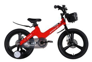 Велосипед MG 18" SPACE KID MOON DD рама-10,6" червоний 2026 OPS-SK-18-049 фото