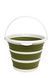 Відро Tribe Water Bucket Lid 10 л силіконове з кришкою T-FJ-0050, olive T-FJ-0050-olive фото 4